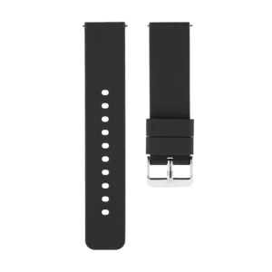 Black Silicone Strap