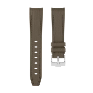 Brown MoonSwatch Strap with Brown Stitching