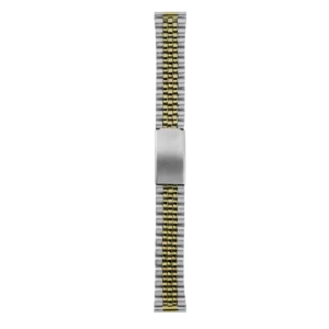 Two-Tone Metal Strap with Hollow Links