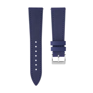 Blue "Crazy Horse" Leather Strap
