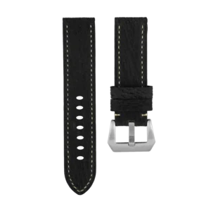 Black Sharkskin Strap