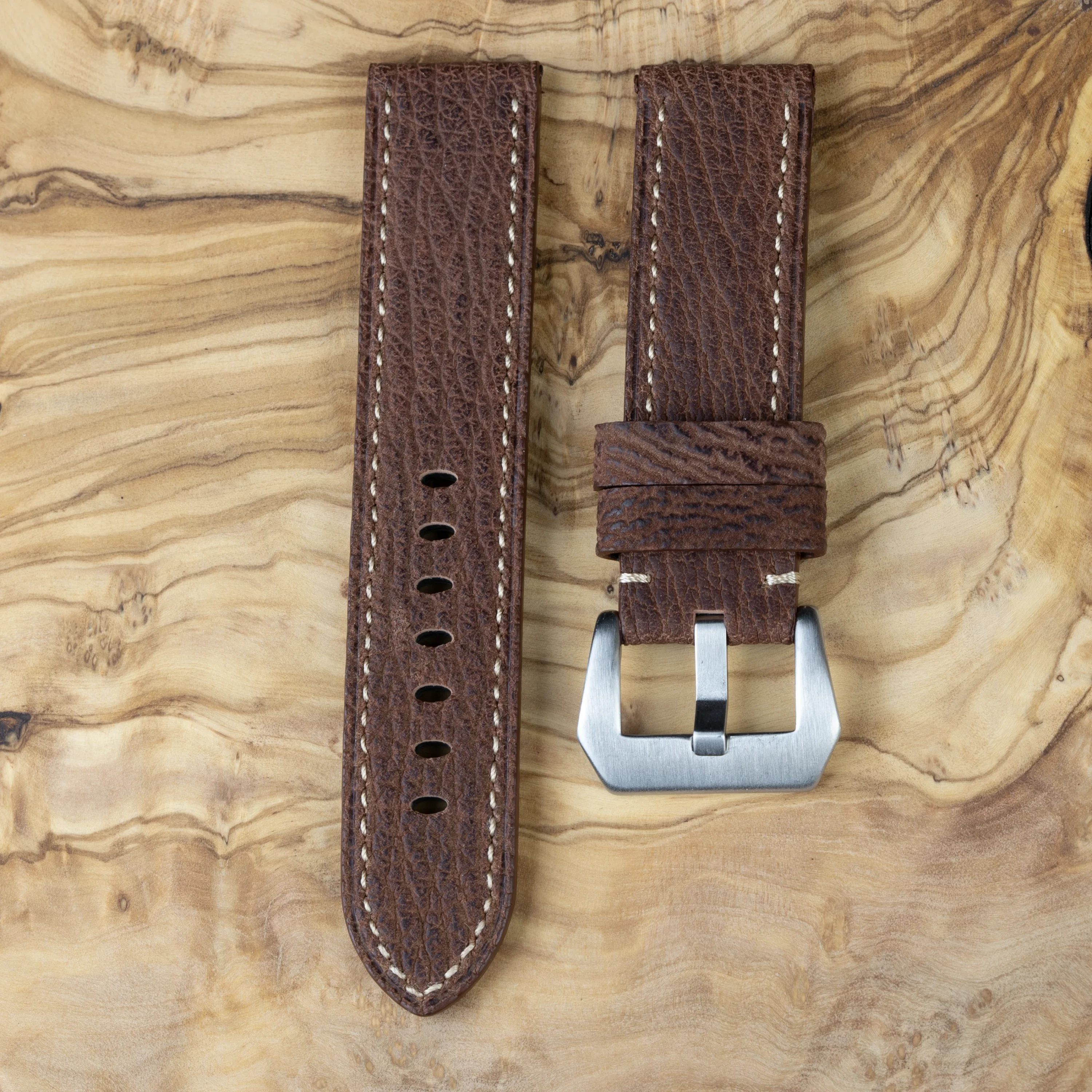 Brown Sharkskin Strap - Image 2