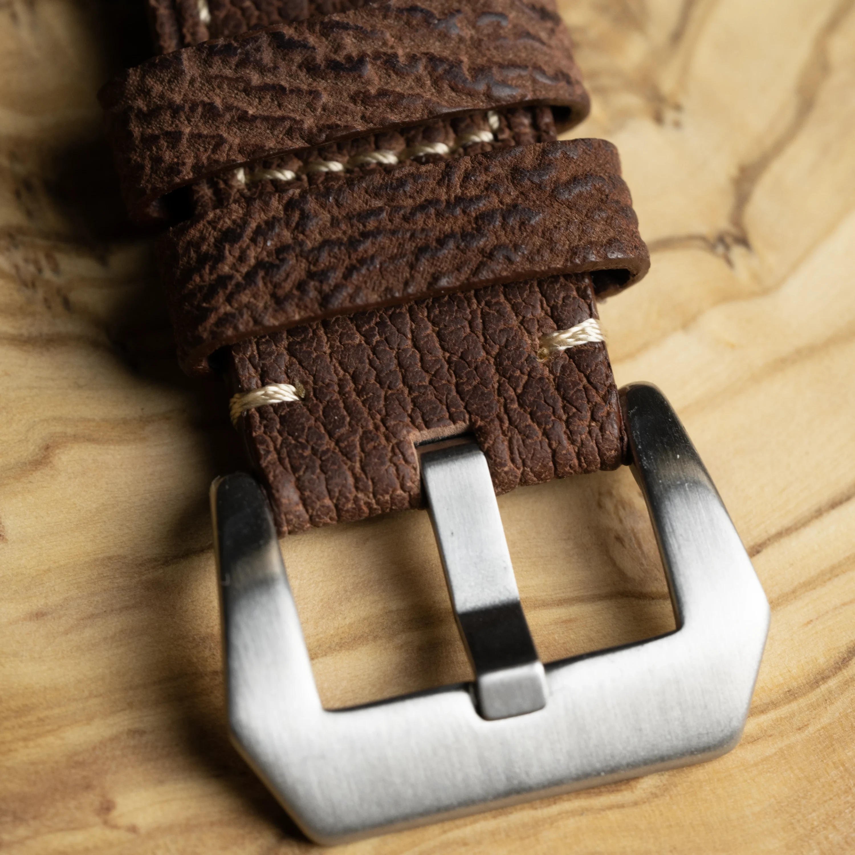 Brown Sharkskin Strap - Image 3