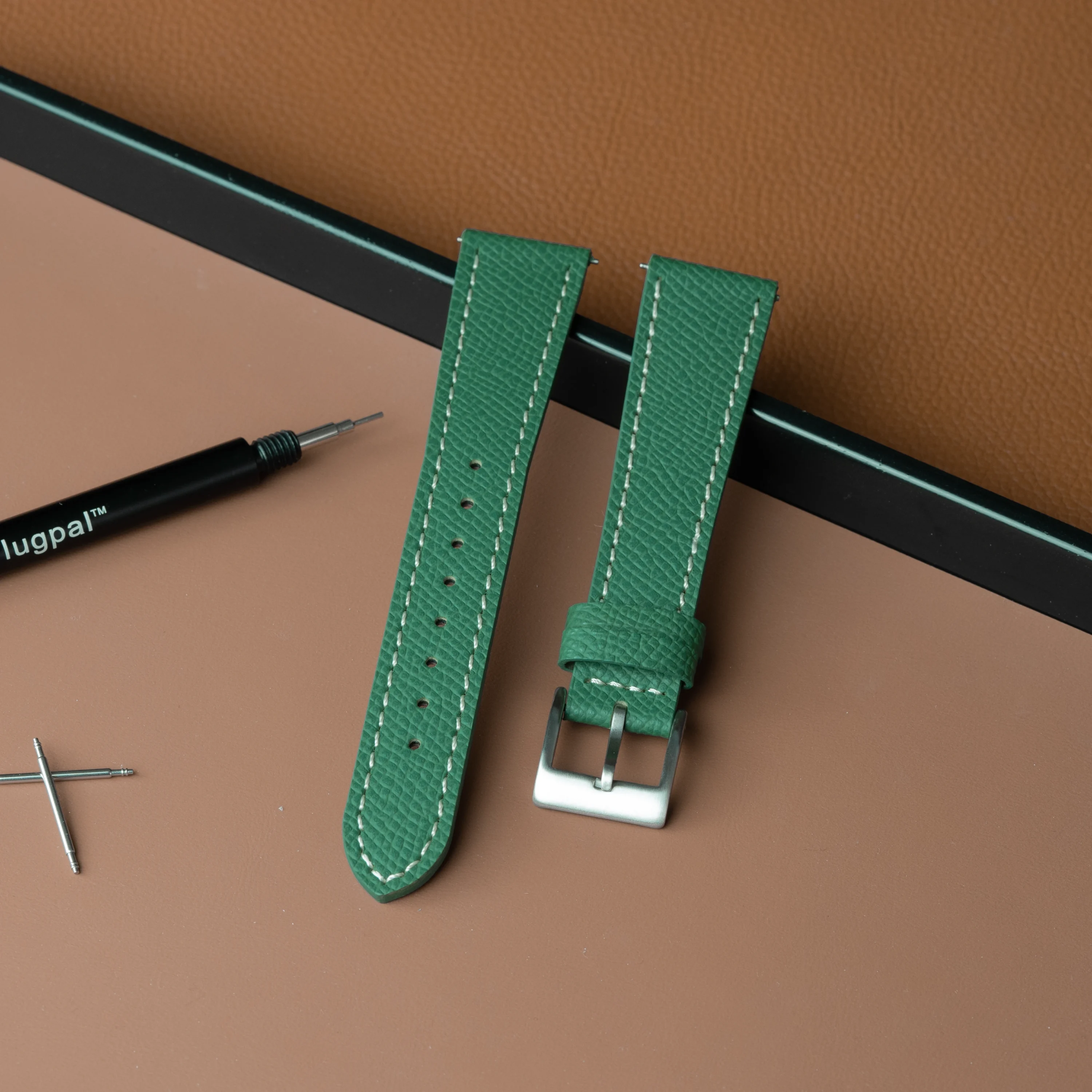 Green Epsom Watch Strap - Image 3