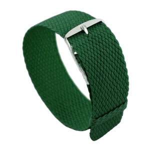Green Perlon Watch Strap