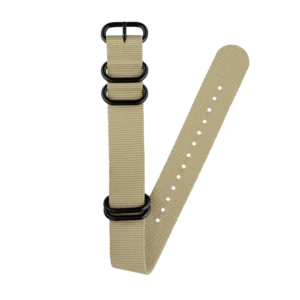 Khaki Zulu Strap with PVD Hardware
