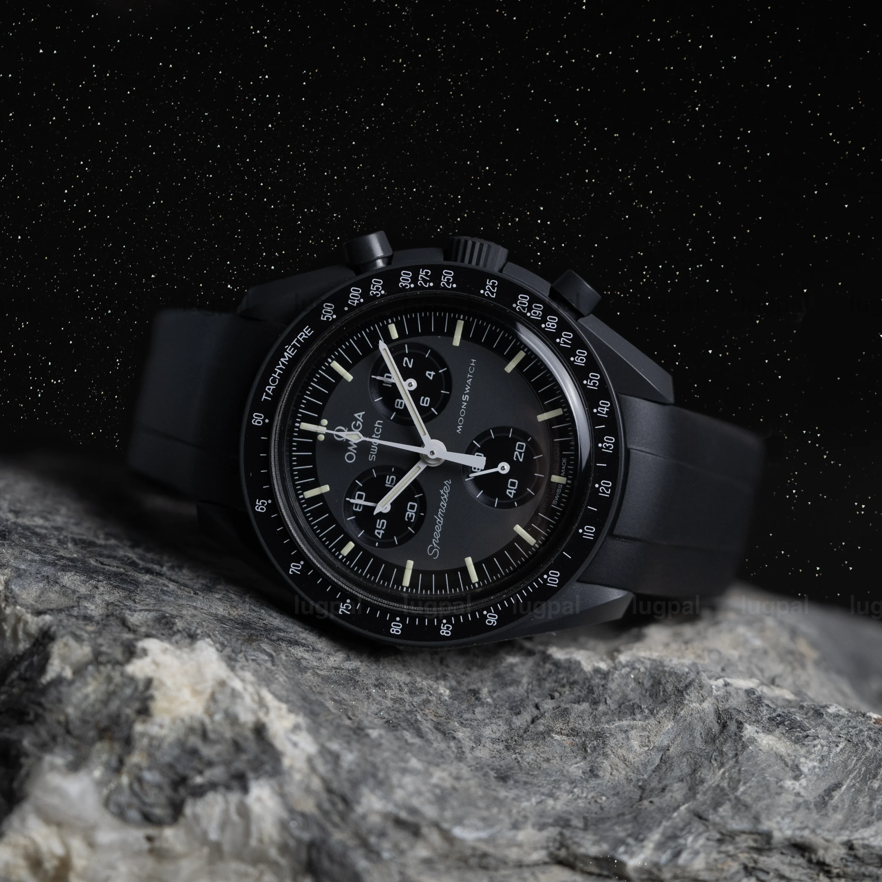 Black Moonwatch Strap - Image 2