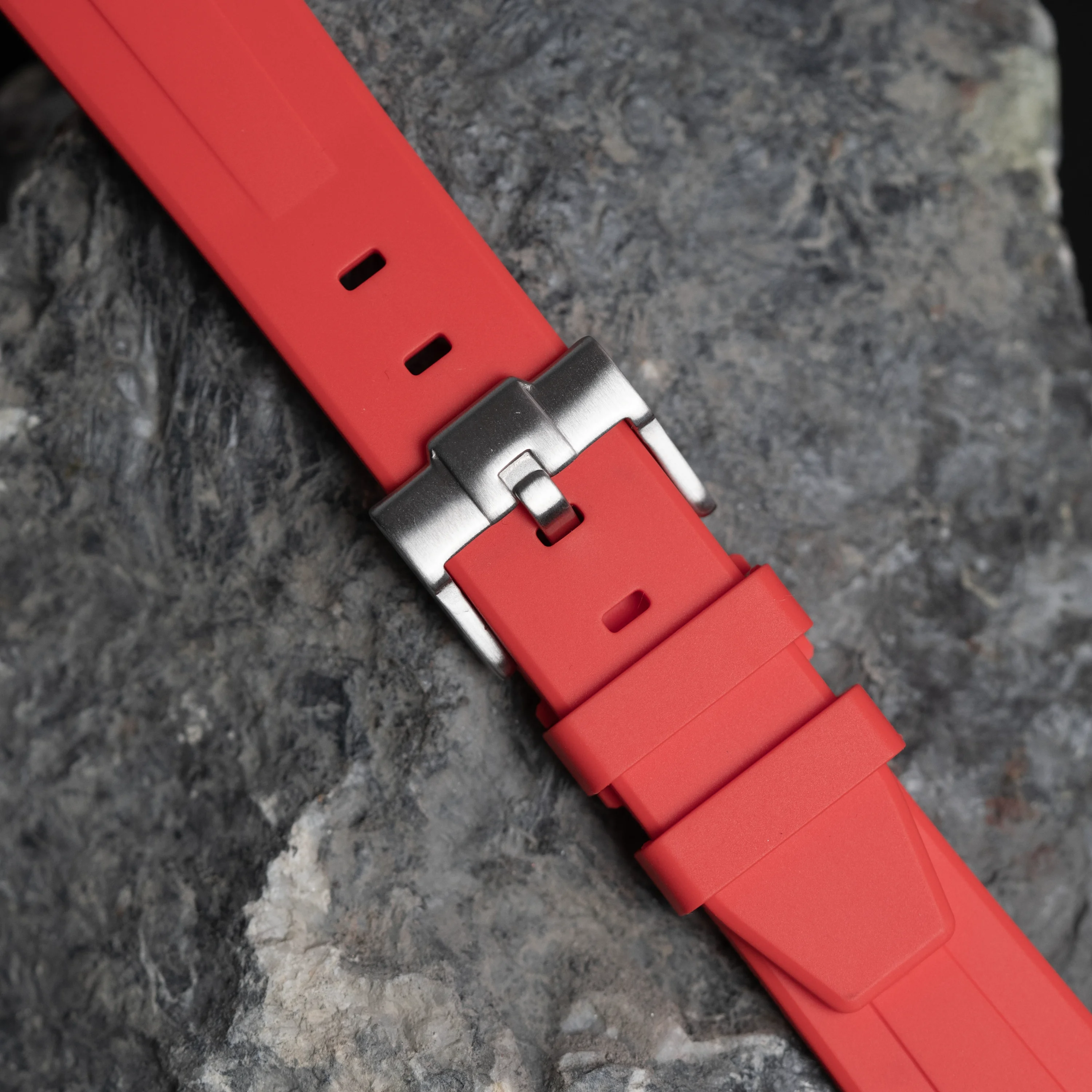 Bright Red MoonSwatch Strap - Image 4