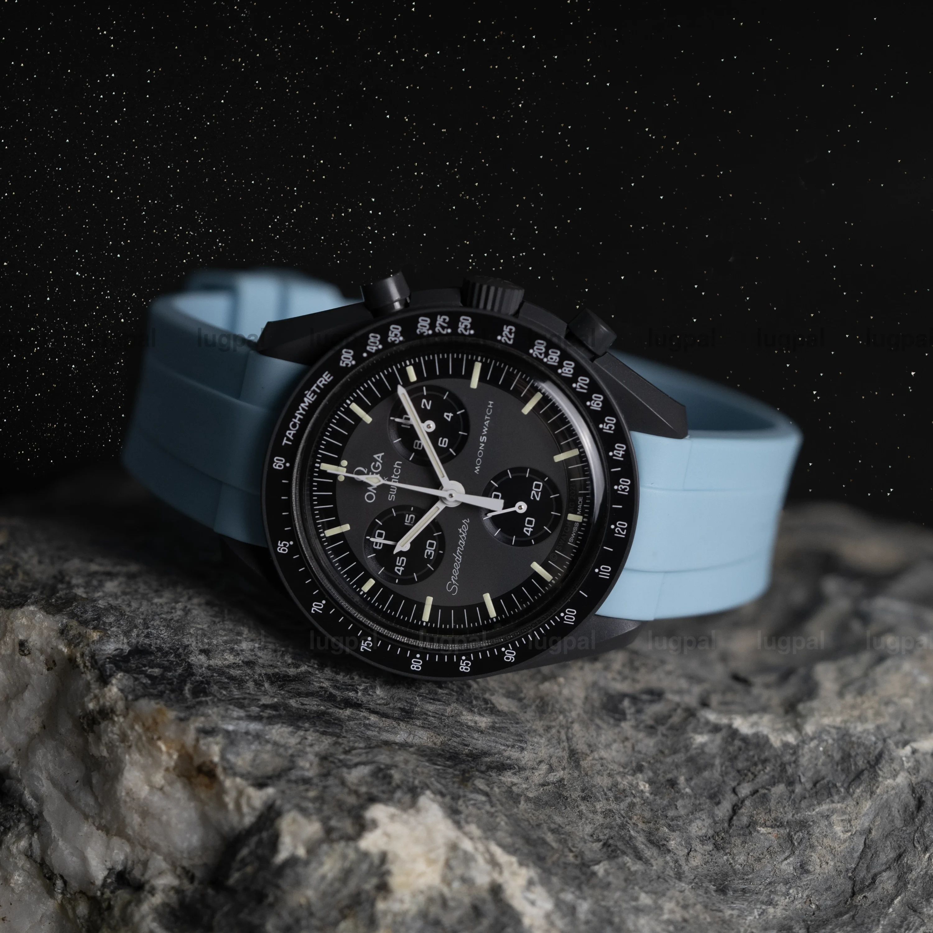 Light Blue Moonwatch Strap - Image 2