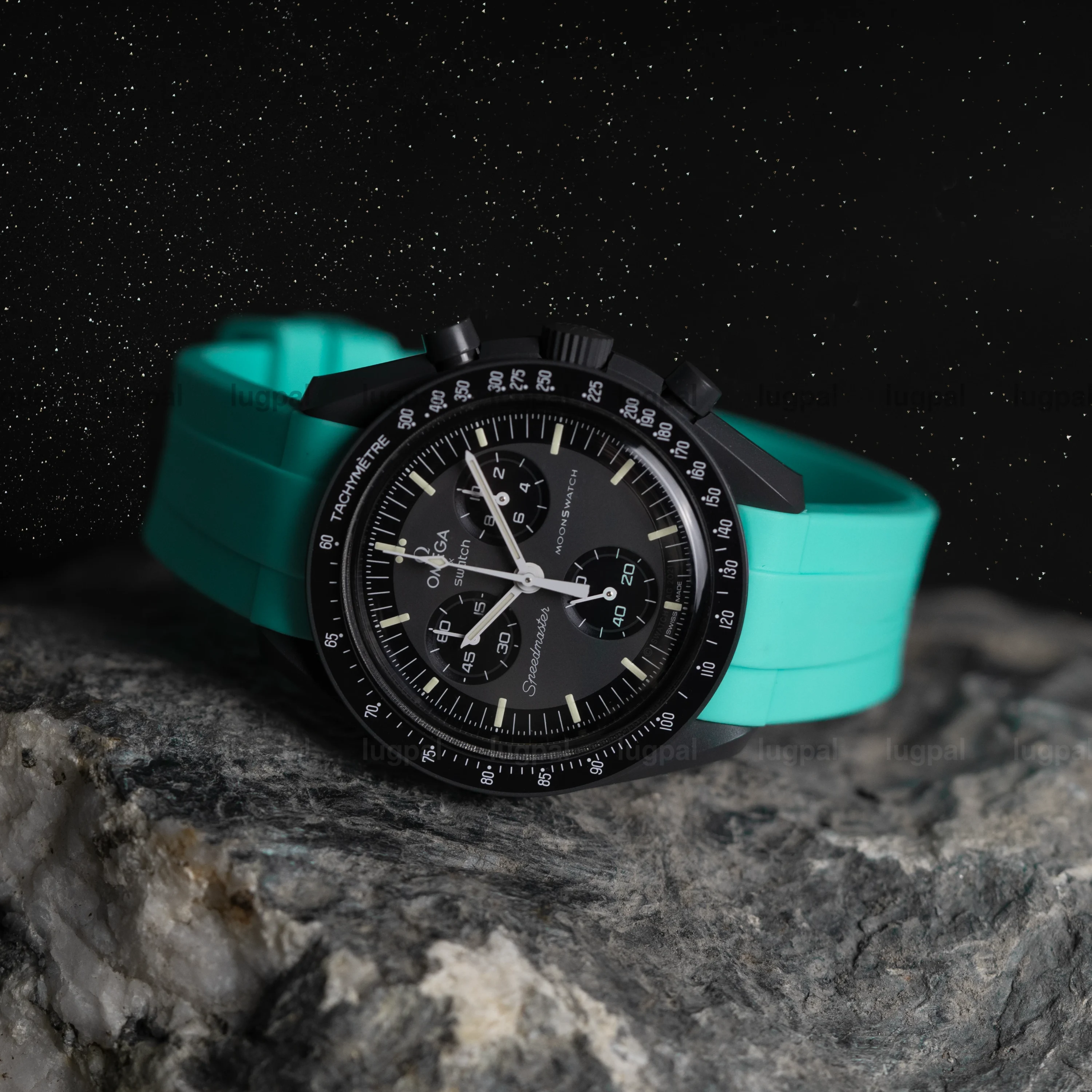 Teal Moonwatch Strap - Image 2