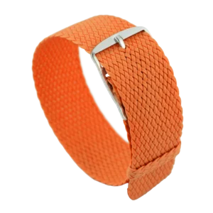Orange Perlon Watch Strap