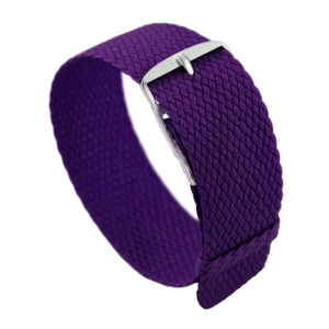 Purple Perlon Watch Strap
